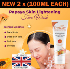 ???? KOZICARE FACE Brightening Papaya WASH Detan Kojic Acid Glutathione Facewash