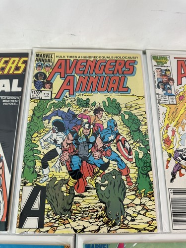 Marvel Comics The Avengers - 5 Vintage 80s Annual Book Lot - 12, 13, 15, 17 & 18 - Picture 6 of 7