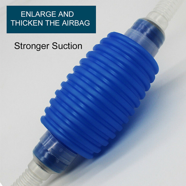 Aquarium Vacuum Water Changer Gravel Cleaner Fish Tank Manual Syphon