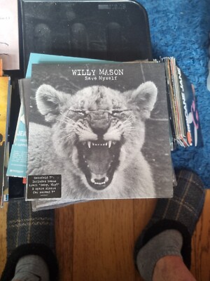 Willy Mason-Save myself/Baby why? 7'' Vinyl NM With Poster UK Press 