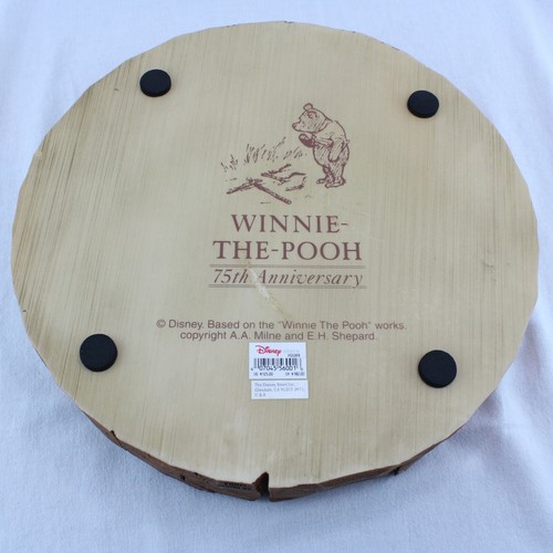 Disney Eeyore Big Fig Winnie The Pooh 75th Anniversary Faux Wood Carve Rare - Bild 9 von 12