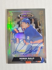 2021-22 Upper Deck Stature Photo Variant Autographs #193 Robin Salo 37/49