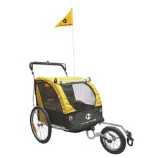 Remorque / Poussette Deux Lieux 3 IN 1 pour Enfants Stalwart Facile 20 Pliante