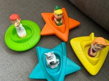 1989 THE JETSONS WENDY S Toys Lot Of 4 Elroy, George, Astro Jane