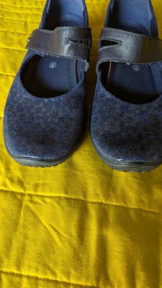 Zapatos para mujer Arcopedico azules talla 38 sin cordones con correa Foto 2 de 4