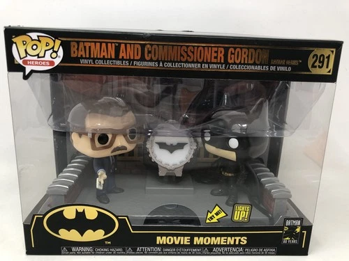 Funko POP! Heroes DC Comics Batman and Commissioner Gordon #291 DAMAGED BOX