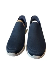 NEW Skechers Sneakers, Slip Ins Go Walk Flex Stretch Fit, Navy Blue, Men's 10.5