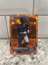 2025 Bowman Chrome Sapphire Charlie Condon Orange Sapphire Refractor 20/25 ⚾️ 
