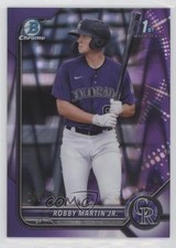 2022 Bowman Chrome Prospects Purple Refractor /250 Robby Martin Jr #BCP-43 0a6