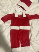 Kissy Kissy Santa Suit Size 3-6m NWT