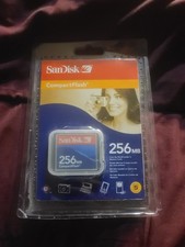 NEW 256mb Sandisk Compactflash SDCFB-256-768 Memory Card Compatible Any CF Slot