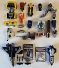 Vintage G1 Transformers Figures Parts Lot, Shockwave, AstroTrain And GoBots!!!