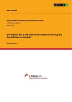 Inga Denecke | Die Reform Des § 299 Stgb Durch Implementierung Des...