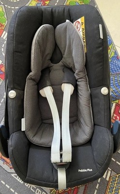 Maxi Cosi Pebble Plus Kindersitz Babyschale Autokindersitz Baby Schwarz