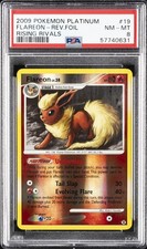 2009 POKEMON PLATINUM RISING RIVALS #19 FLAREON-REVERSE FOIL PSA 8 on eBay