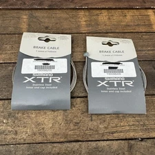Shimano XTR Brake Cable Set Of 2 Stainless 1.6x1700mm Inner Bike New FIts M950