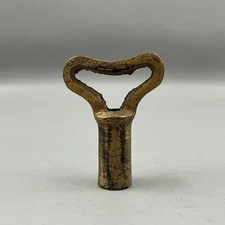 Vintage Antique Brass Key For Wind Up Clocks 2.25" Winding