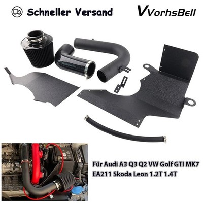 Ansaugluftfilter Induktionskit für VW Golf MK7 GTI Audi A3 Q3 Seat Leon 1.2 1.4