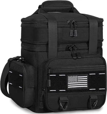 Expandable Tactical Lunch Box, Large Insulated Lunch Cooler Bag Heavy Duty Leakp