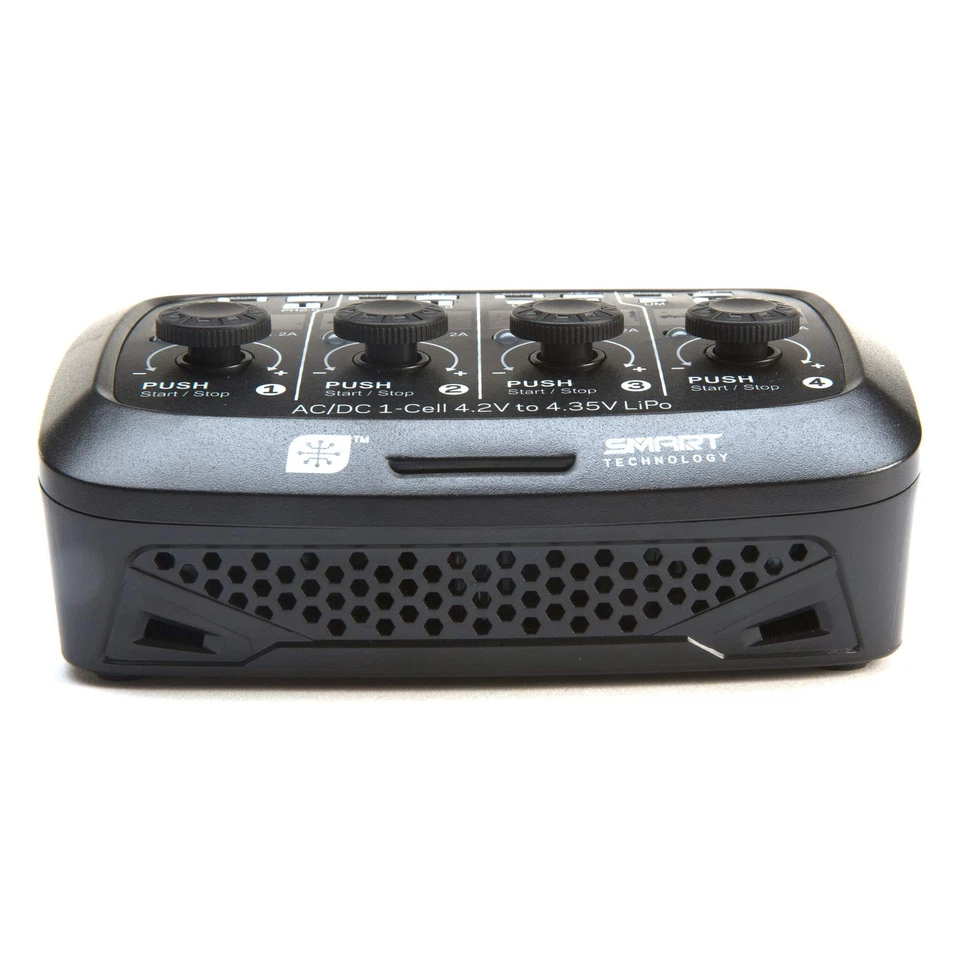 Smart 4-Port LiPo Charger for 1S Batteries | AC DC Input | LED Display - Image 2 of 4