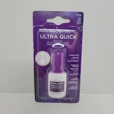 Nailene Pink Brush-On Nail Glue, 0.10 oz – Durable, Easy to Apply False Nail