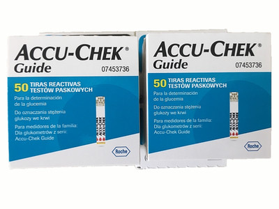 Accu-chek Guide 2x50 (100 Stück) Blutzucker-Teststreifen Inklusive Versandkosten