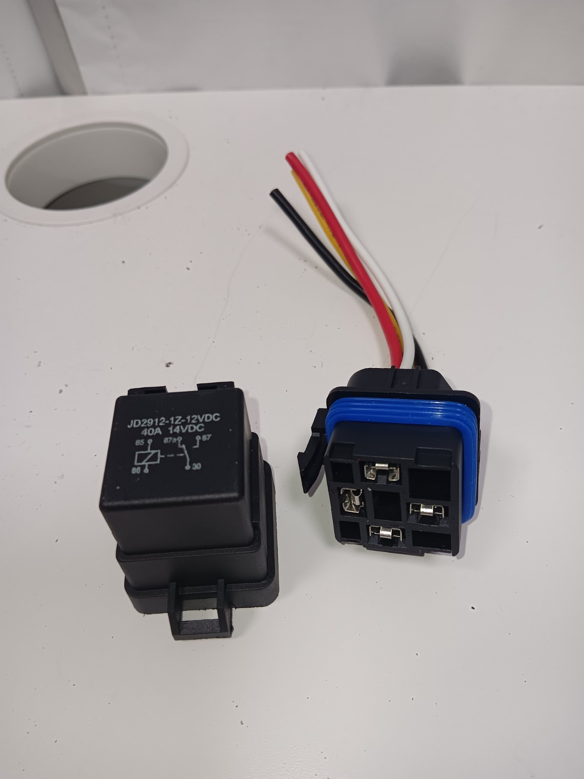DC12V 40A SPDT 4-Pin Automotive Waterproof Relay Kit For Boat Auto Accessories