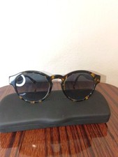 Giorgio Armani Round Tortoise Brown Plastic S...