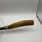 Vintage Antler Bone Handle Knife Sharpener Hunting Kitchen Antique  — photo 4