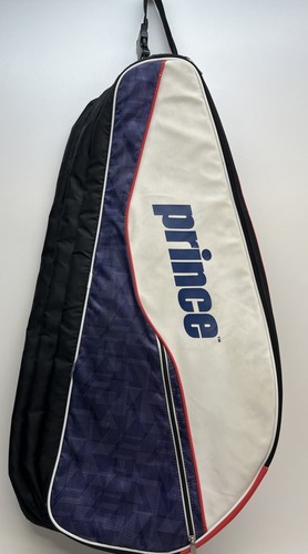 BIG Prince Tennis Racket Bag Triple Pocket Handle & Adjustable Carry ...