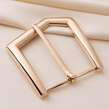 1pc Alloy Irregular Single Prong Belt Buckle Accessory Replacement Pin Material
