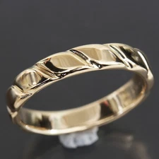 CHAUMET Torsade Ring US 7 18K Yellow Gold 4.5g E1928