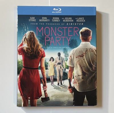 Monster Party Blu-Ray 2018 Brand New w/ Slipcase Serial Killer Movie Sealed