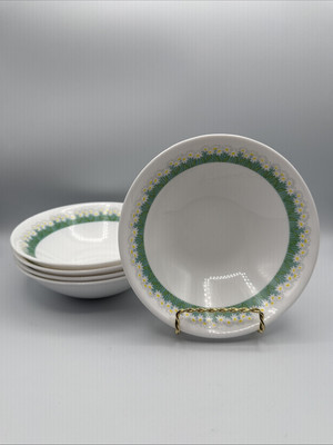 Arcopal Florane Vintage Daisy Milk Glass RARE Find Bowl 5
