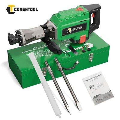 3800W Abbruchhammer Bohrhammer Betonhammer Schlagkraft 15Zoll Spitz Flachmeißel