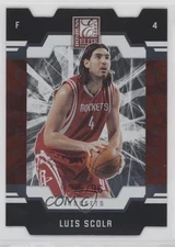2009-10 Donruss Elite Red Status Die-Cut /96 Luis Scola #38