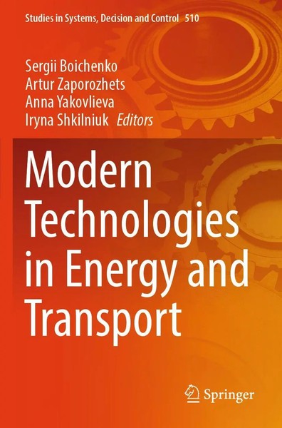 Sergii Boichenko (U. A.) | Modern Technologies in Energy And Transport | Buch-image