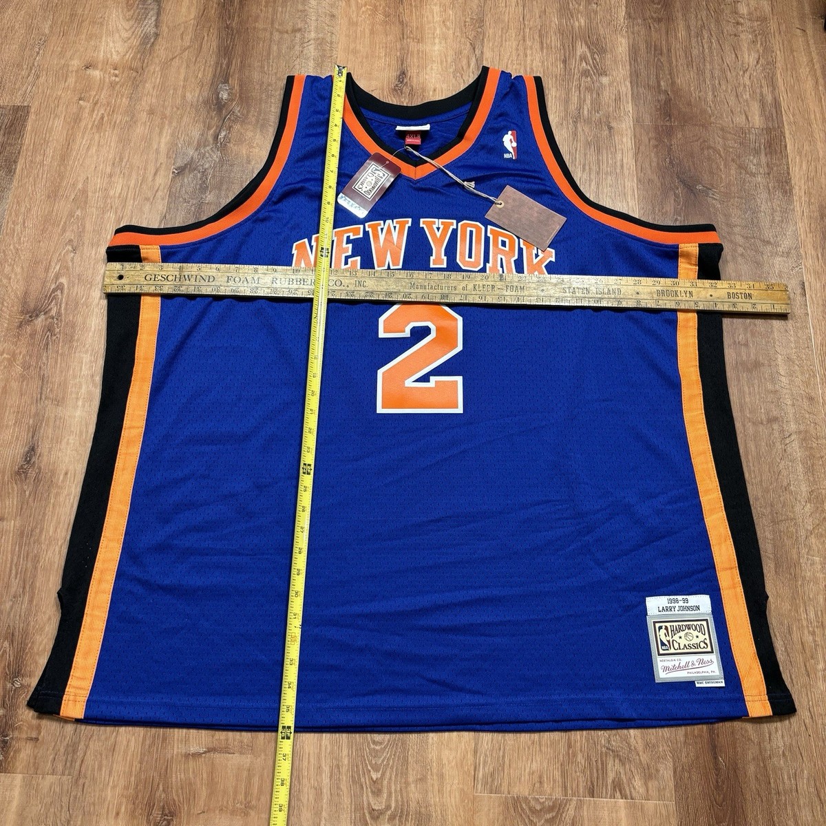 Authentic Larry Johnson New York Knicks Jersey Mitchell