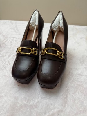 Bally Deasia 6239471 Women's Ebano Leather Pumps US 9.5