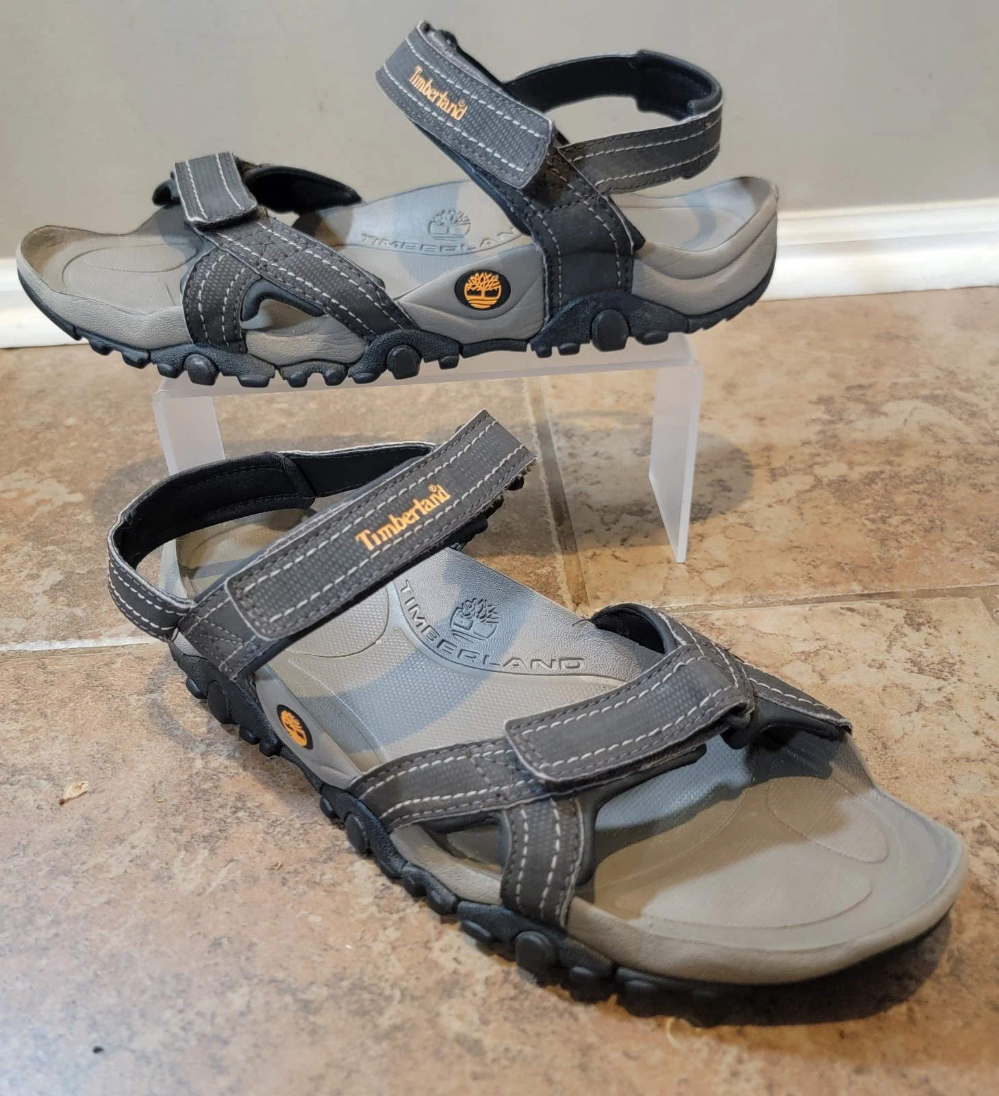 Sandali Timberland da uomo taglia 13M granito trails cinturino marrone sport escursionismo 13 M