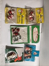 Vintage Lot 5  Christmas Ornaments Santa Clau...