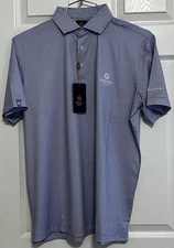 Donald Ross "Sport" Golf Polo Shirt, Charlie, Periwinkle, New With Tags