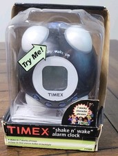 Timex Shake N Wake Alarm Clock 7 Wacky Character Phrases