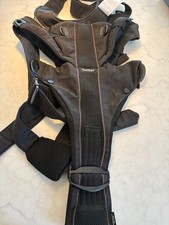 BabyBj rn Baby Carrier Mini Jersey - Charcoal Gray