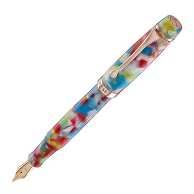 Opus 88 Harmony Fountain Pen in Flower - 1.5mm Stub - NEW in Box