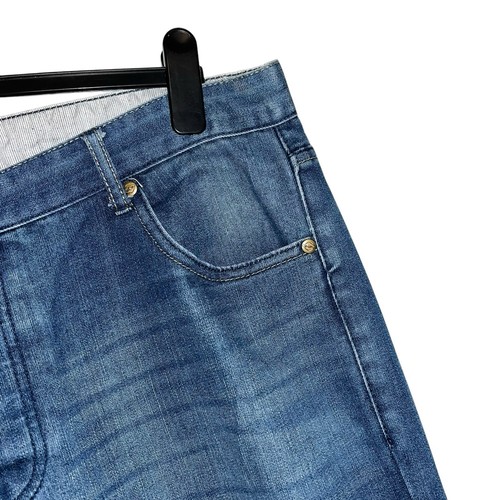 Lee Cooper Herren Größe 38" W 32" L Mid Denim blau Jeans Knopfleiste getragen sehr guter Zustand - Bild 4 von 13