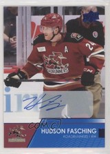 2021-22 Upper Deck AHL Auto Hudson Fasching #100 Auto 11w7