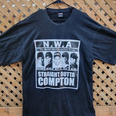Y2K NWA Tee Shirt 2XL Rap Atoo Griffin Ice Cube Dr Dre Straight Outta Compton
