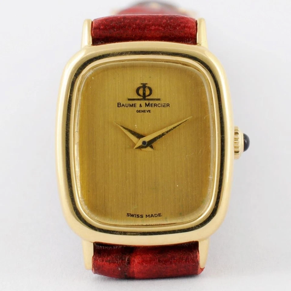 TODO ORIGINAL BAUME MERCIER ORO AMARILLO MACIZO 18K DAMAS REF 38263 CUERDA MANUAL Foto 2 de 4