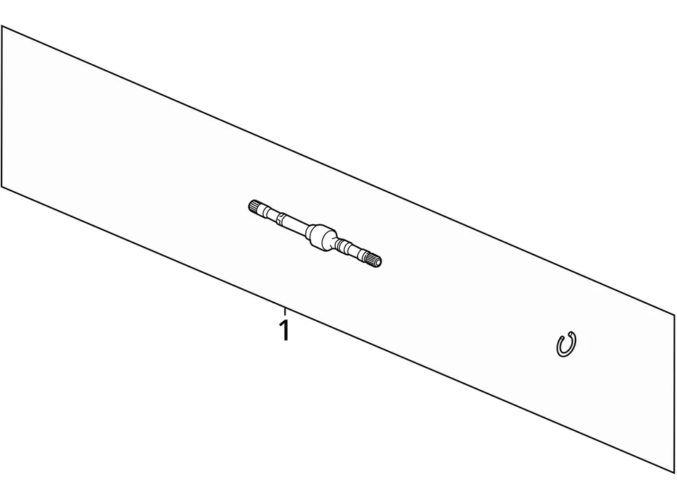 Honda Accord 2015-2017 eje conductor delantero CV C/V DJ8N2 Foto 4 de 4